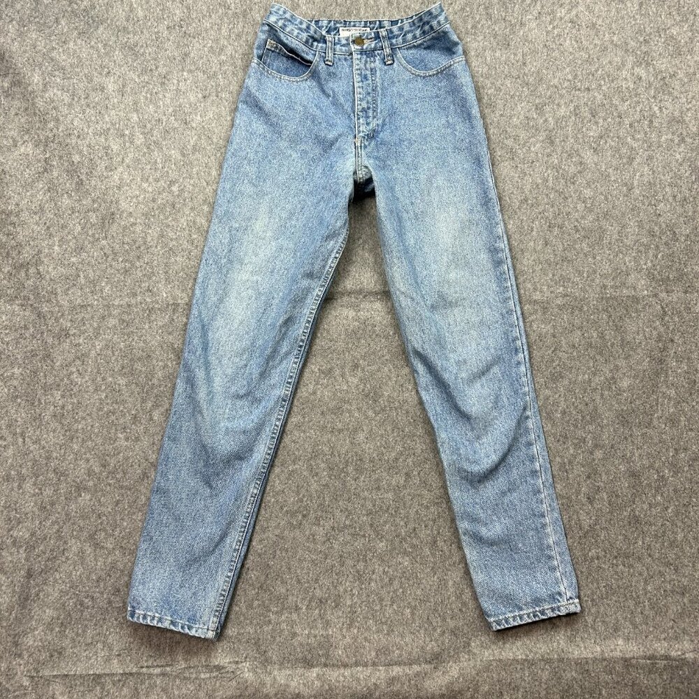 Guess 1050 Slim High Waist Narrow Leg Jeans Women's Size 29 Vintage Medium Wash - Picture 2 of 13